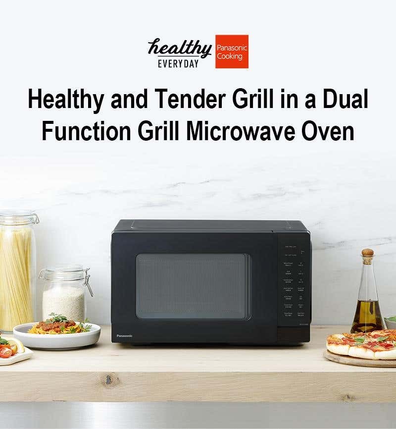 Panasonic 24 Liter Grill Microwave Oven (NN-GT35NBMPQ) - Thumbnail 4