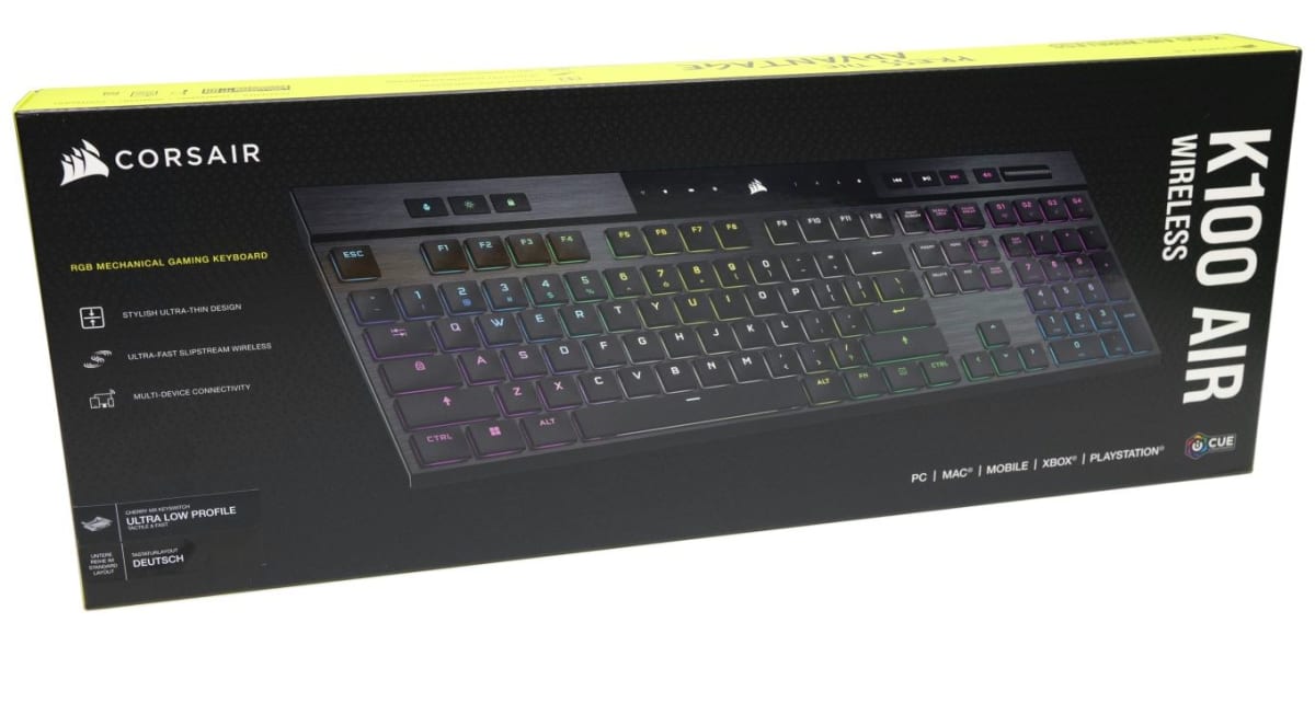 Corsair K100 Air Wireless