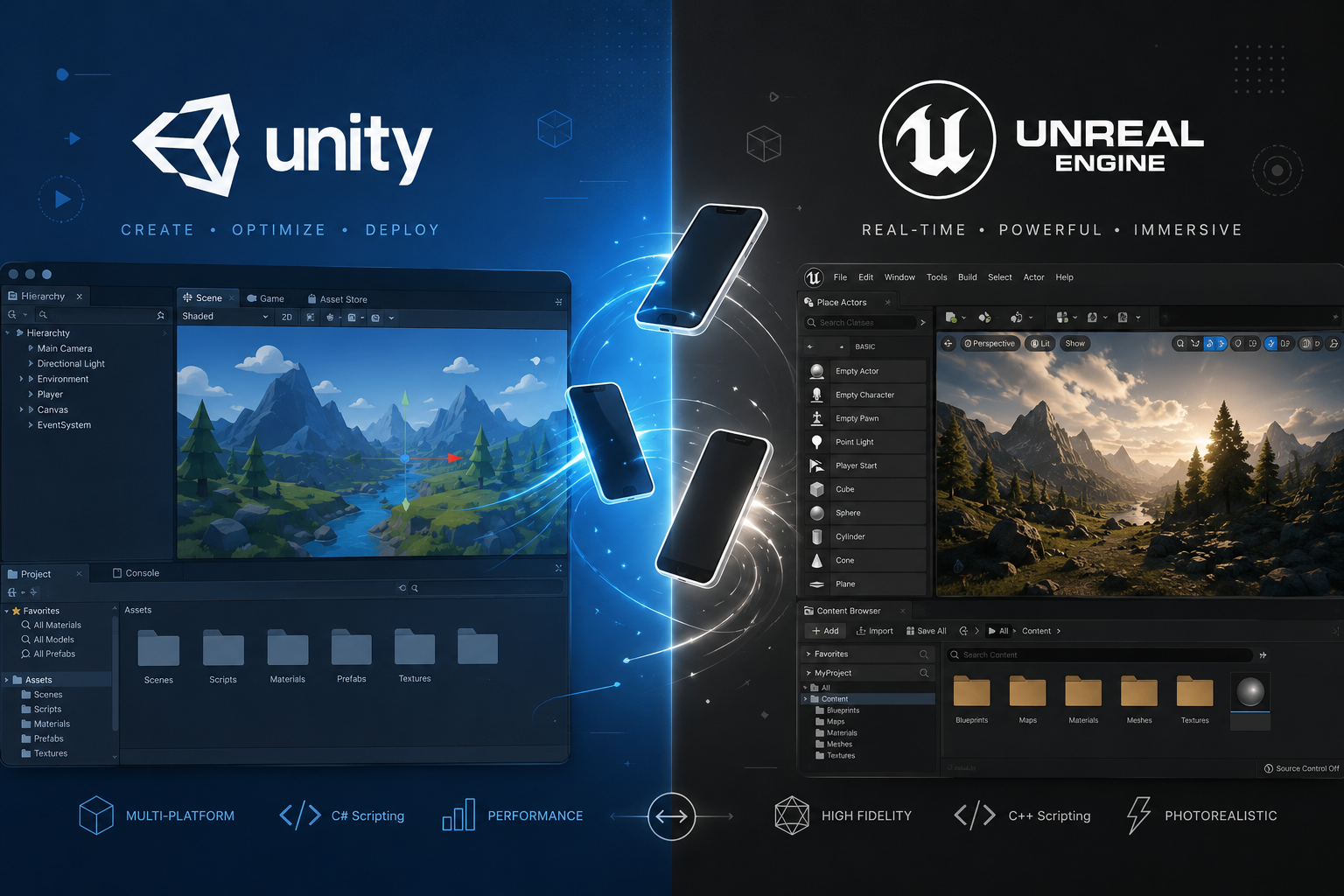 Unity vs Unreal Engine for Mobile Games: Which One Should You Choose?