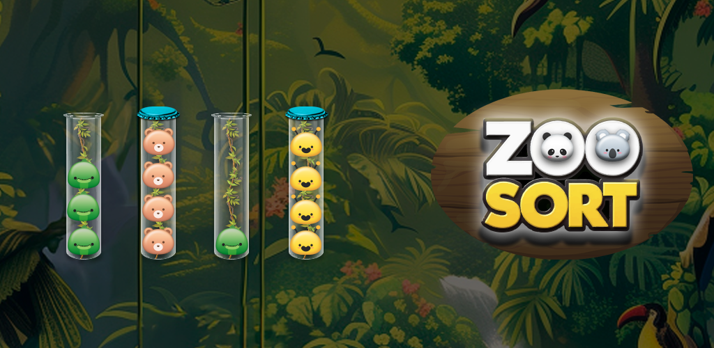 Zoo Sort 2D: Animal Fun