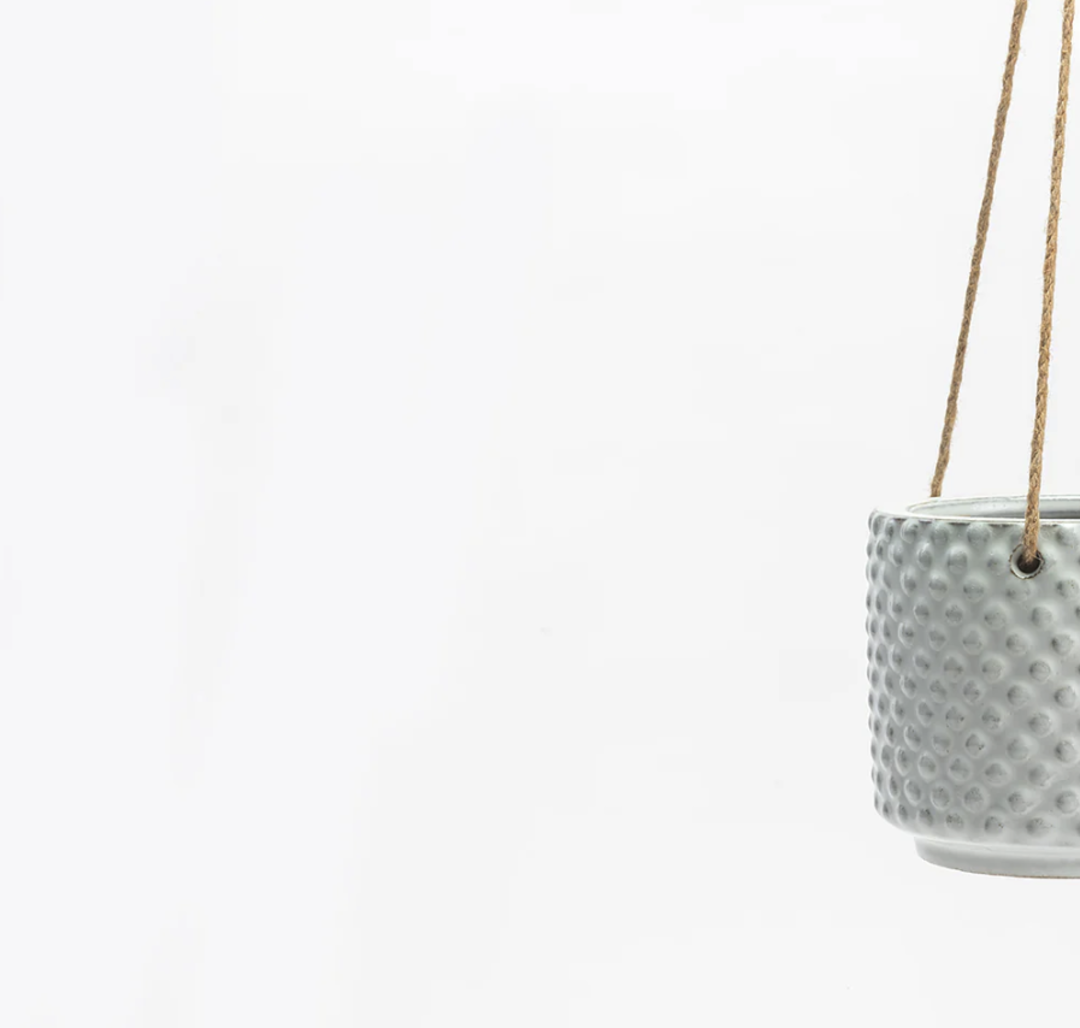 Bloom Beauty Ceramic Hanging Pot