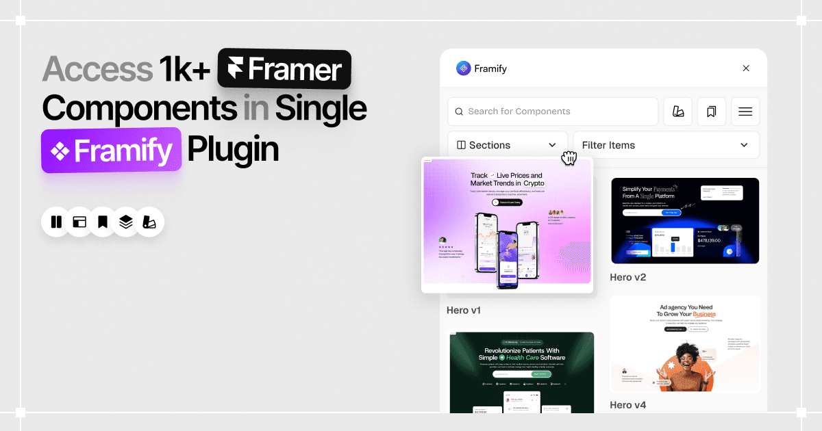 Framify - A Framer Component Library