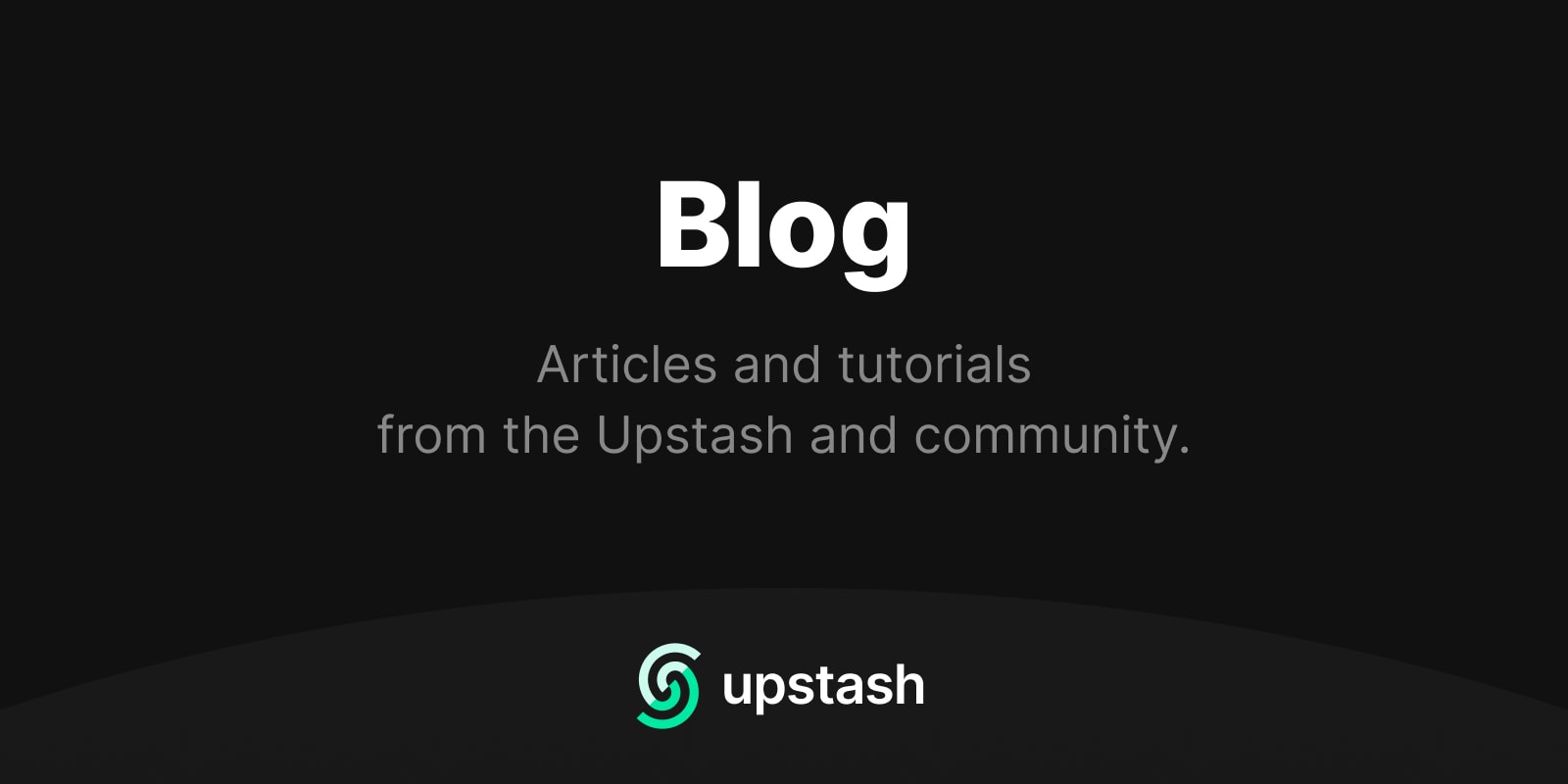 Blog | Upstash