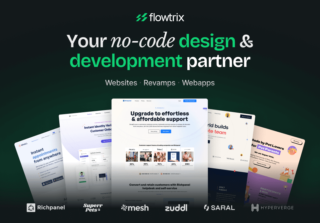 Flowtrix - SaaS Webflow Revamp Agency