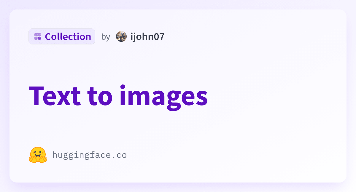 Text to images - a ijohn07 Collection