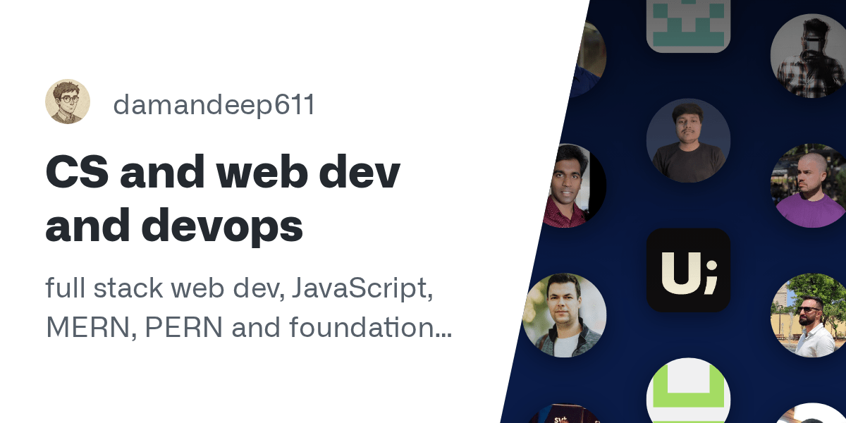 damandeep611's list / CS and web dev and devops · GitHub