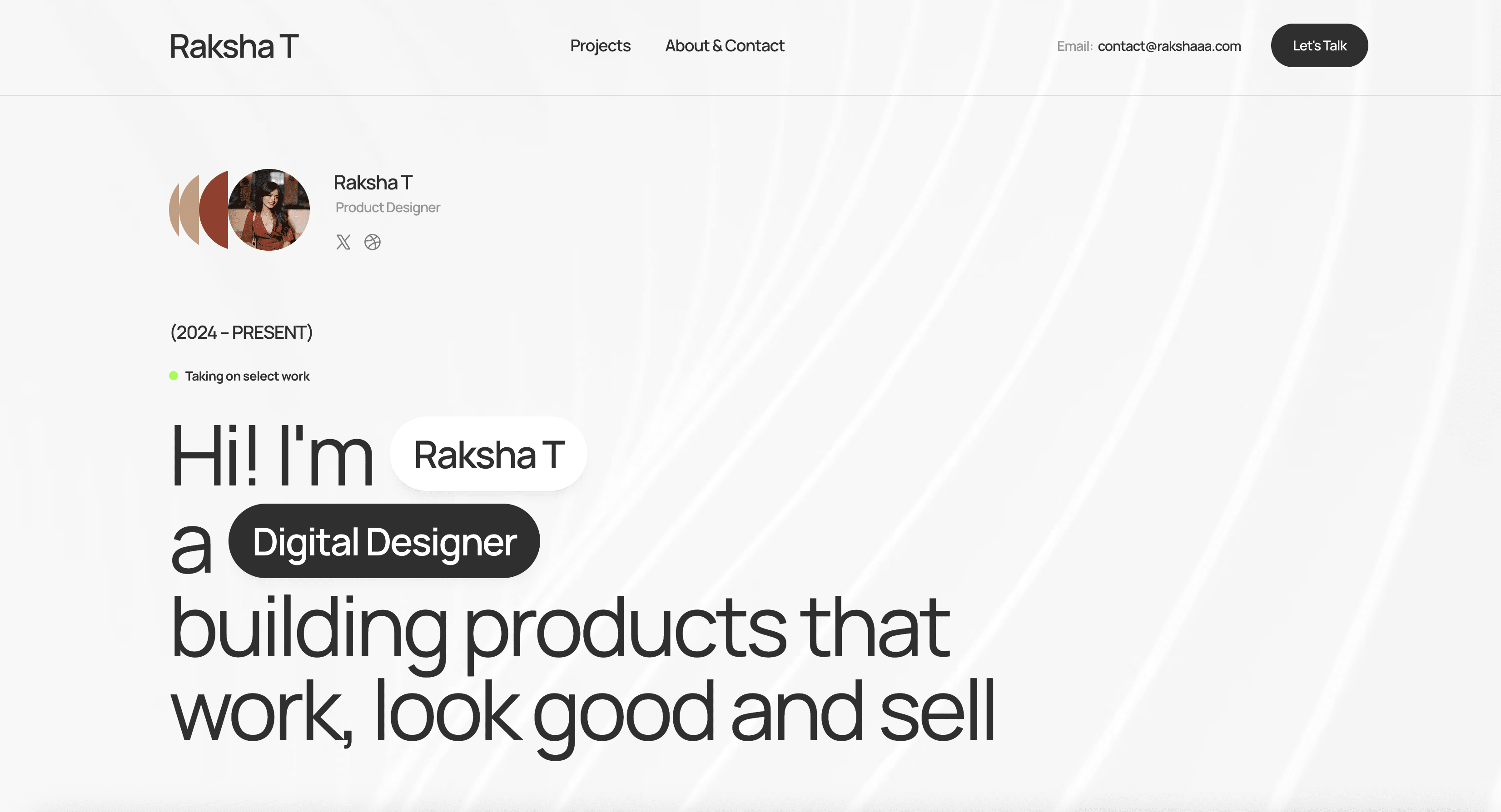 Raksha T | Product Designer