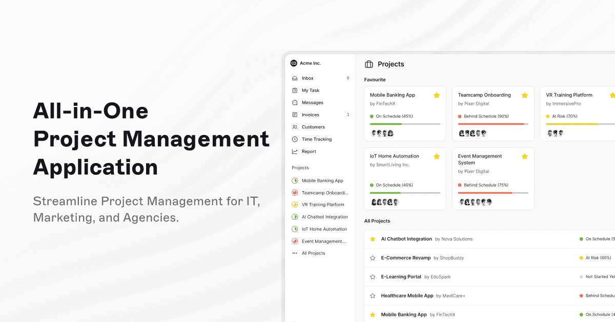 Teamcamp - All in One Project Managment Application