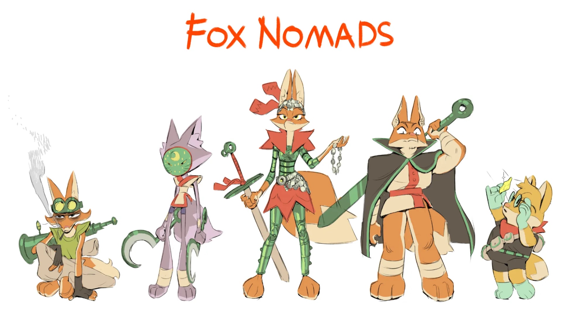 Nomadic Fox Tribe lineup - Wasteland Series