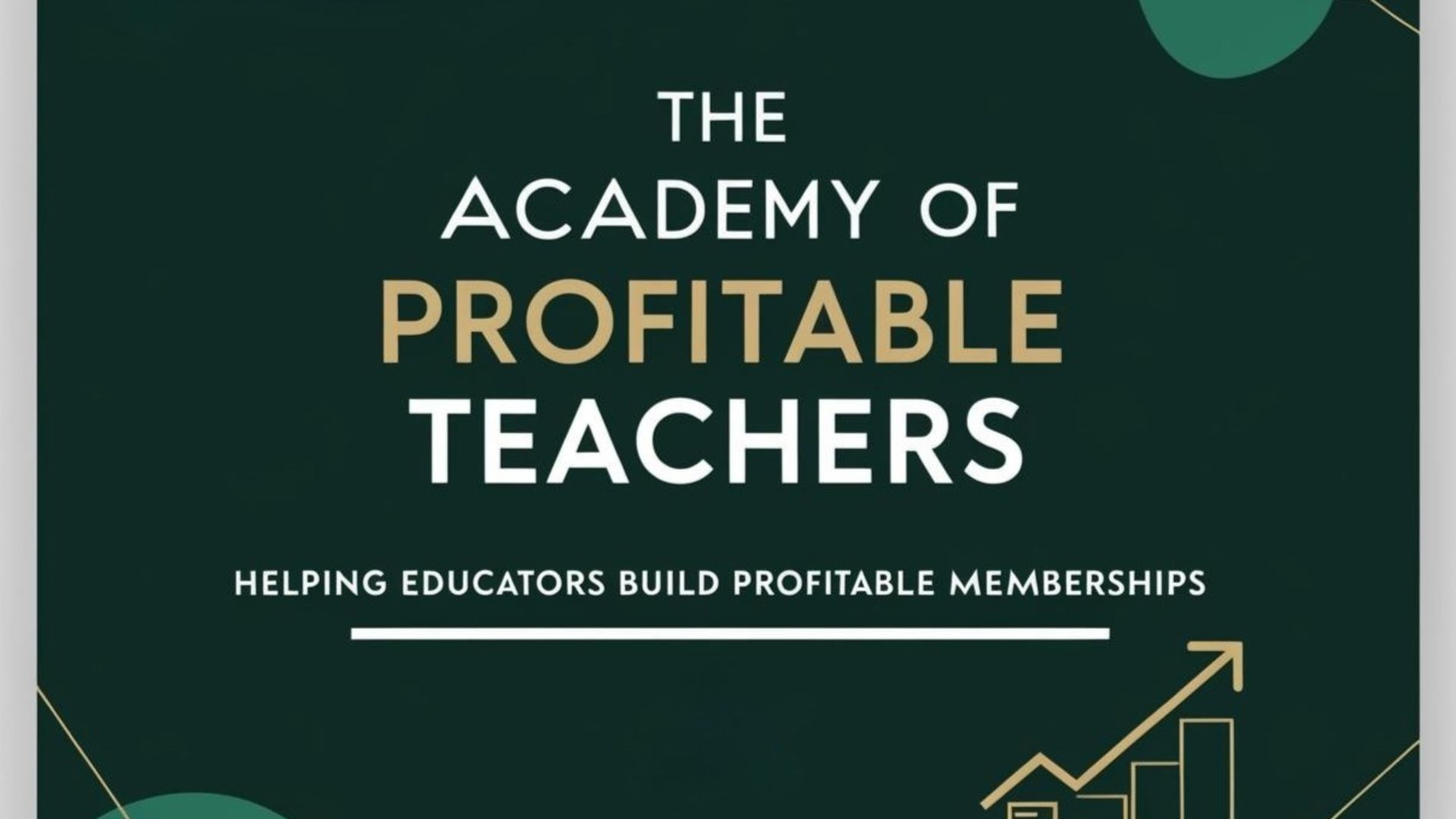 The Academy of Profitable Teachers cover photo