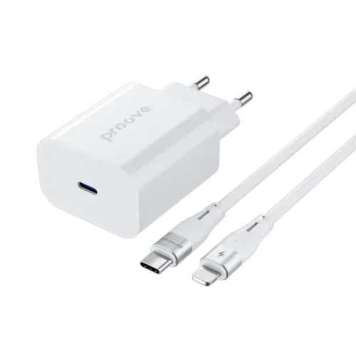 Karikues Rapid 20W (Type-C) me kabull Type-C ne Lightning