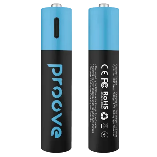 Bateri rikarikimi Proove Compact Energy AAA 740mWh