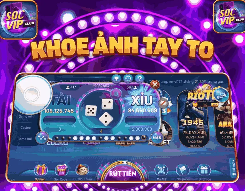 Socvip - Tải game soc vip club apk ios phiên bản mới