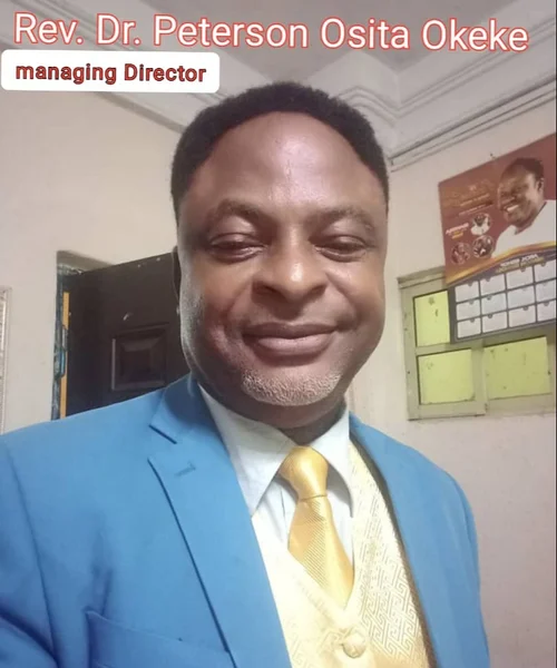 Our Managing Director, Rev. Peterson Okeke's photo