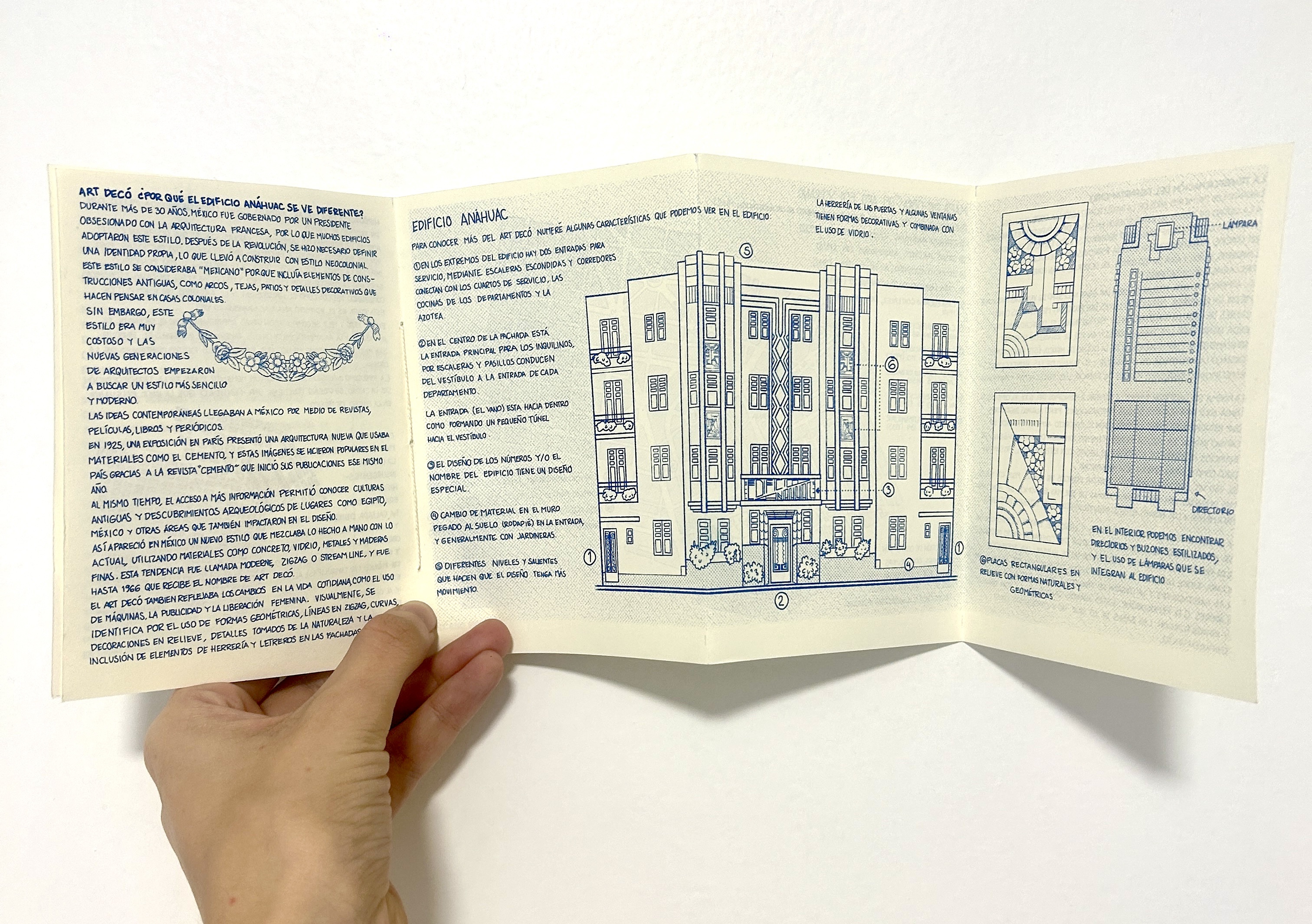 Fanzine "Edificio Anáhuac, Mini historia de la colonia Roma.” — vista 3