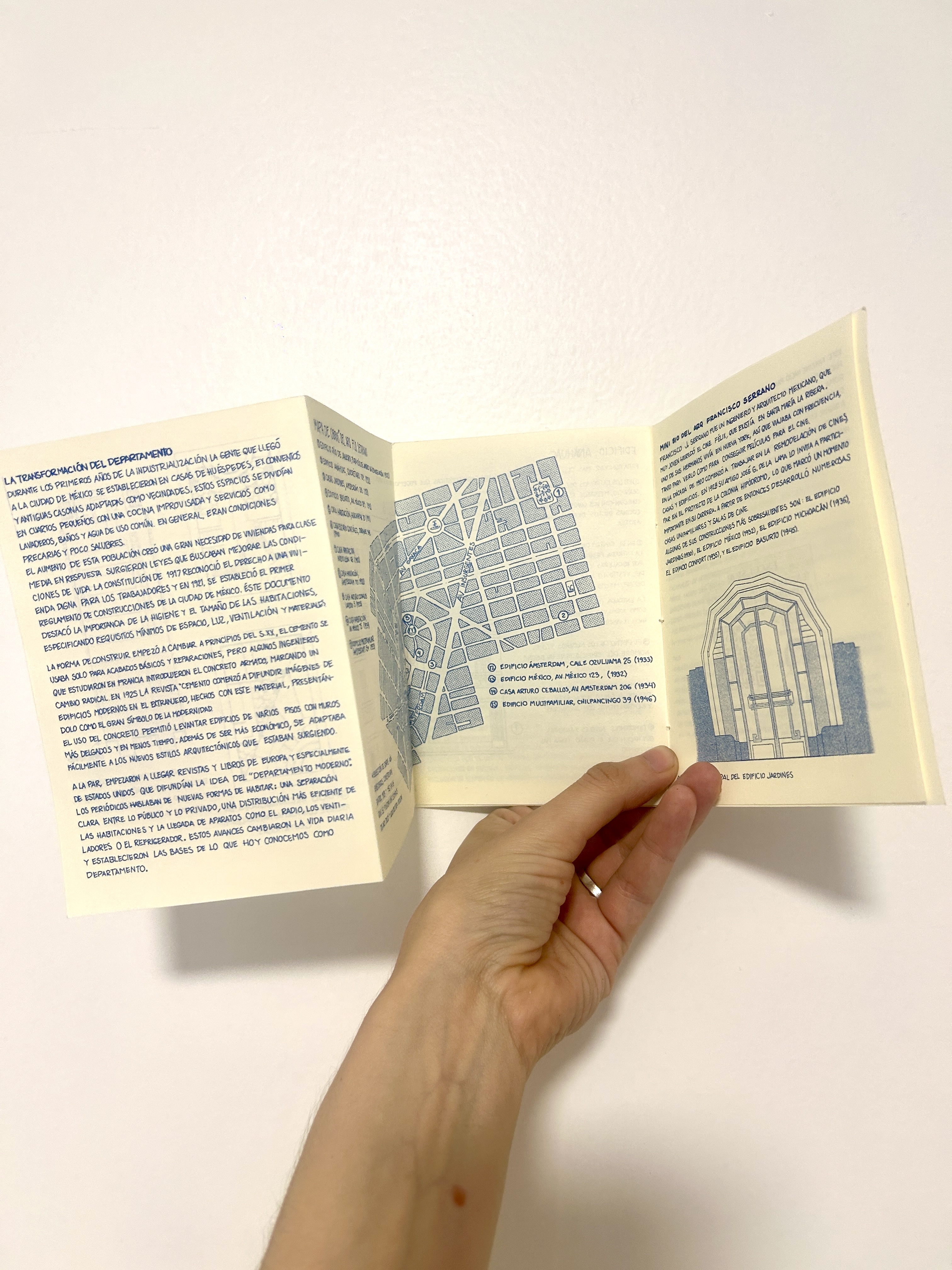 Fanzine "Edificio Anáhuac, Mini historia de la colonia Roma.” — vista 4