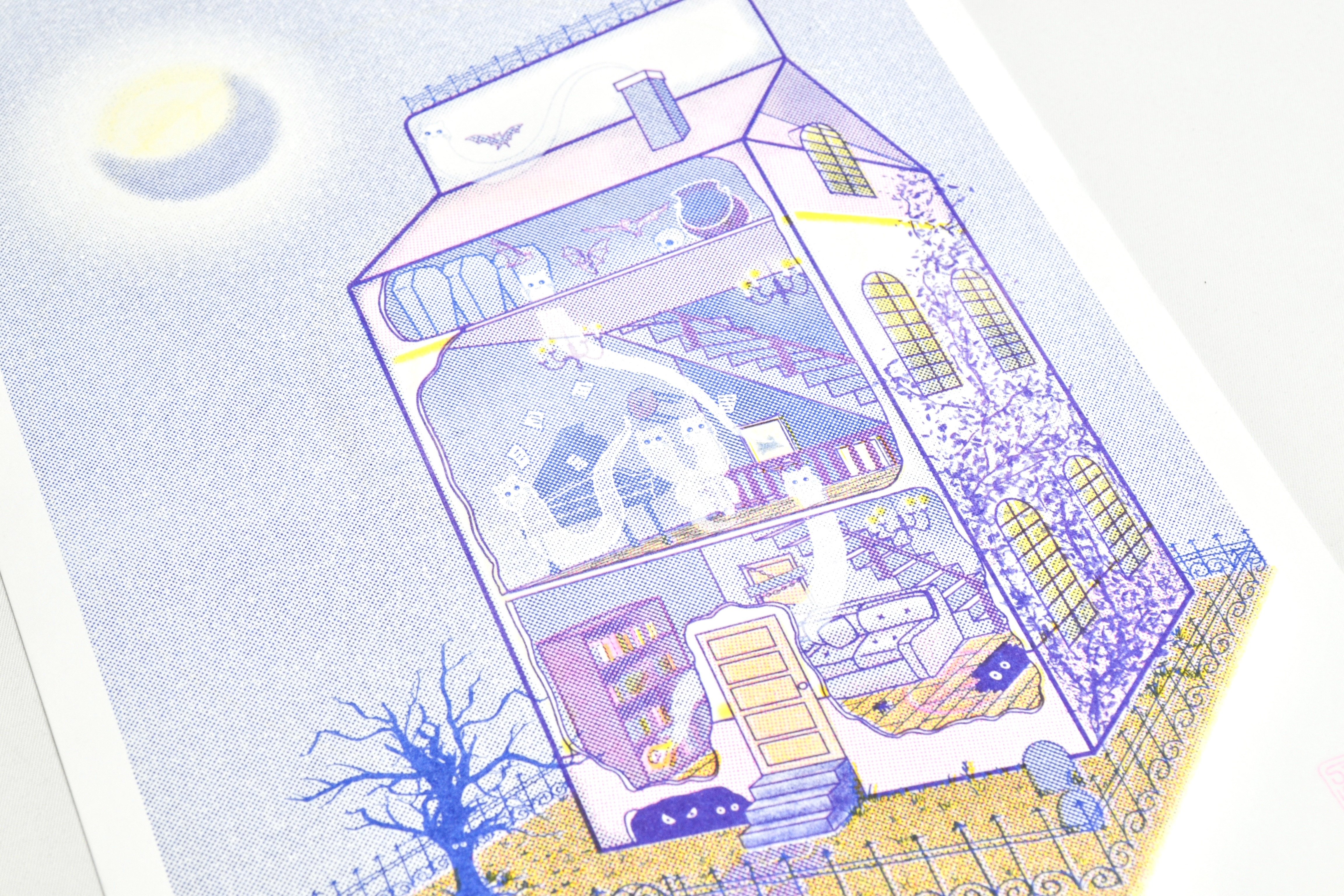 Risografía "Kawaii Ghosts” — vista 2