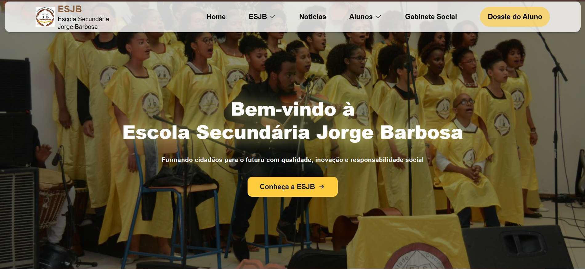 Imagem de capa do projeto Plataforma Institucional - ESJB