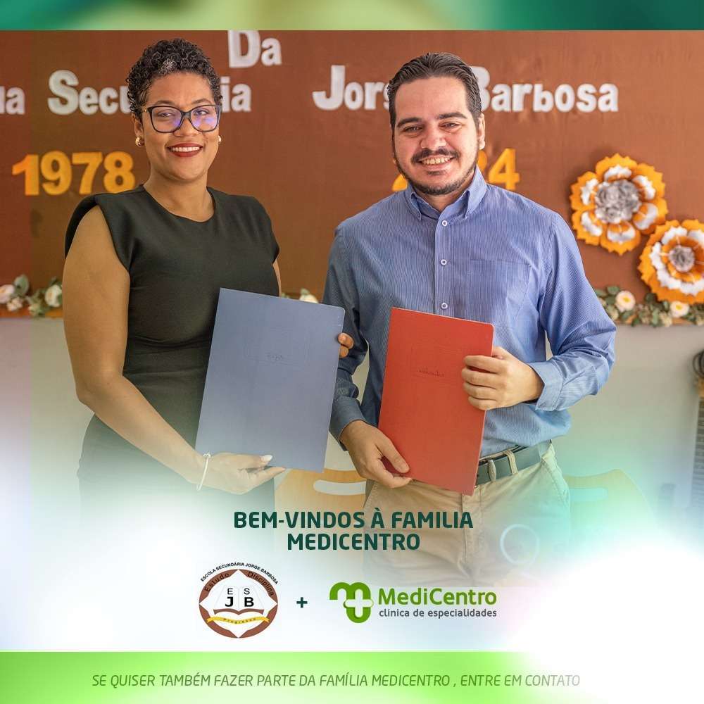 foto da parceria entre a escola e medicentro