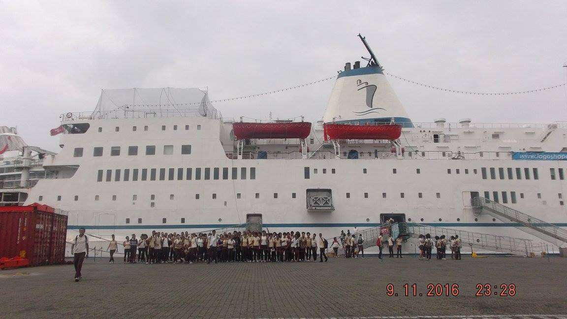 foto da visita ao barco