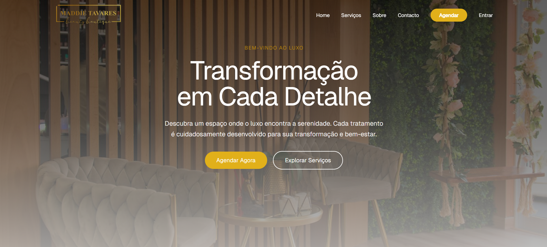 Imagem de capa do projeto Maddie Tavares Beauty Boutique