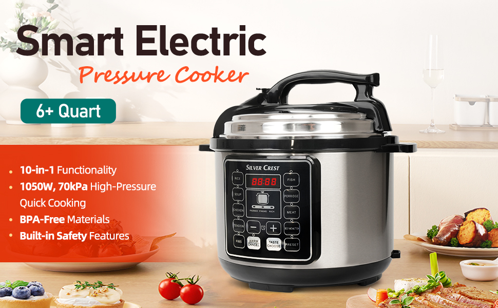 Pressure Cooker 10 in 1 Instapot Multicooker 6 Qt, Slow Cooker, Vegetable  Steamer, Rice Maker, Digital Programmable Insta Pot wi - AliExpress