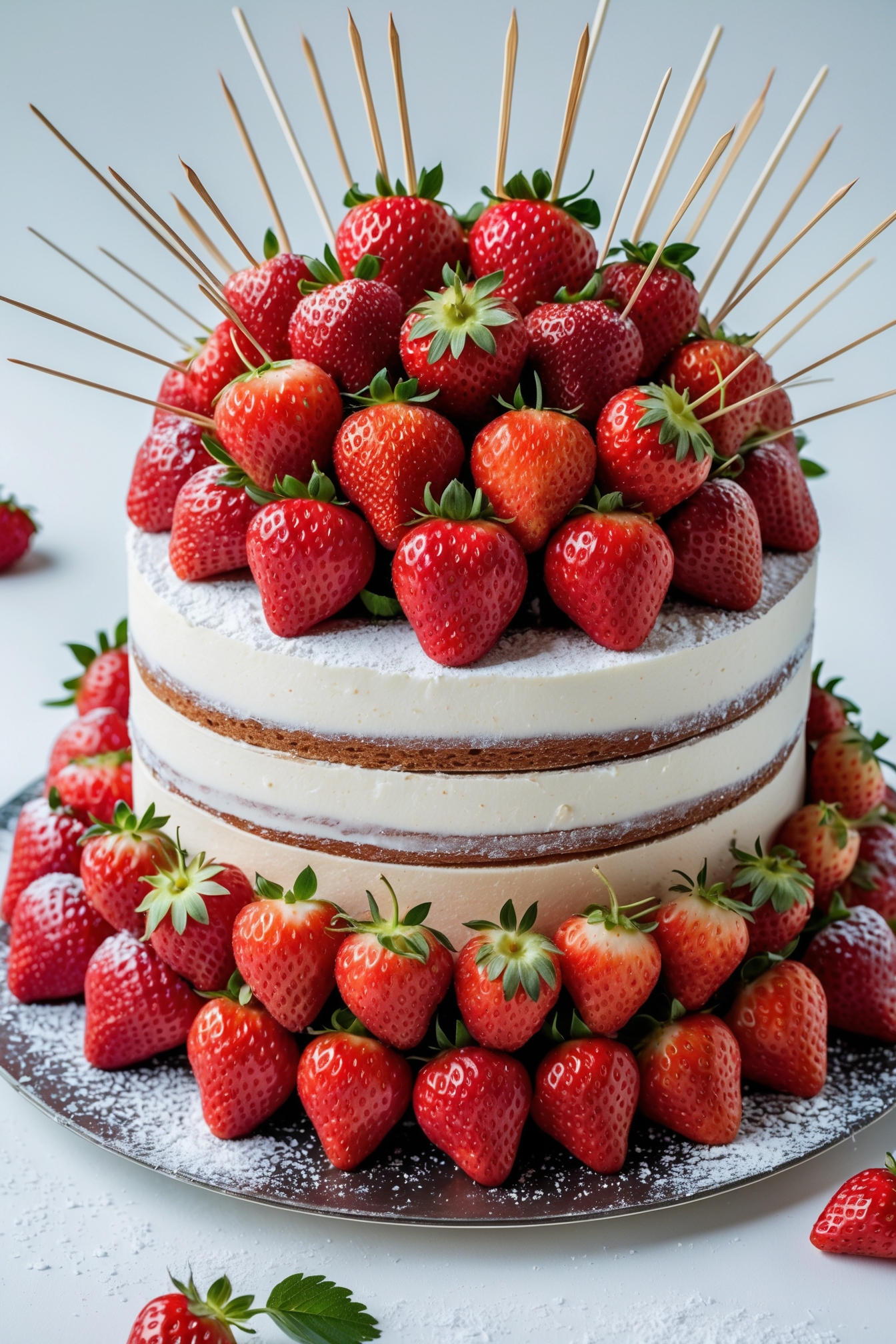 20+ Creative Strawberry Cake Decoration Ideas - CakeRe