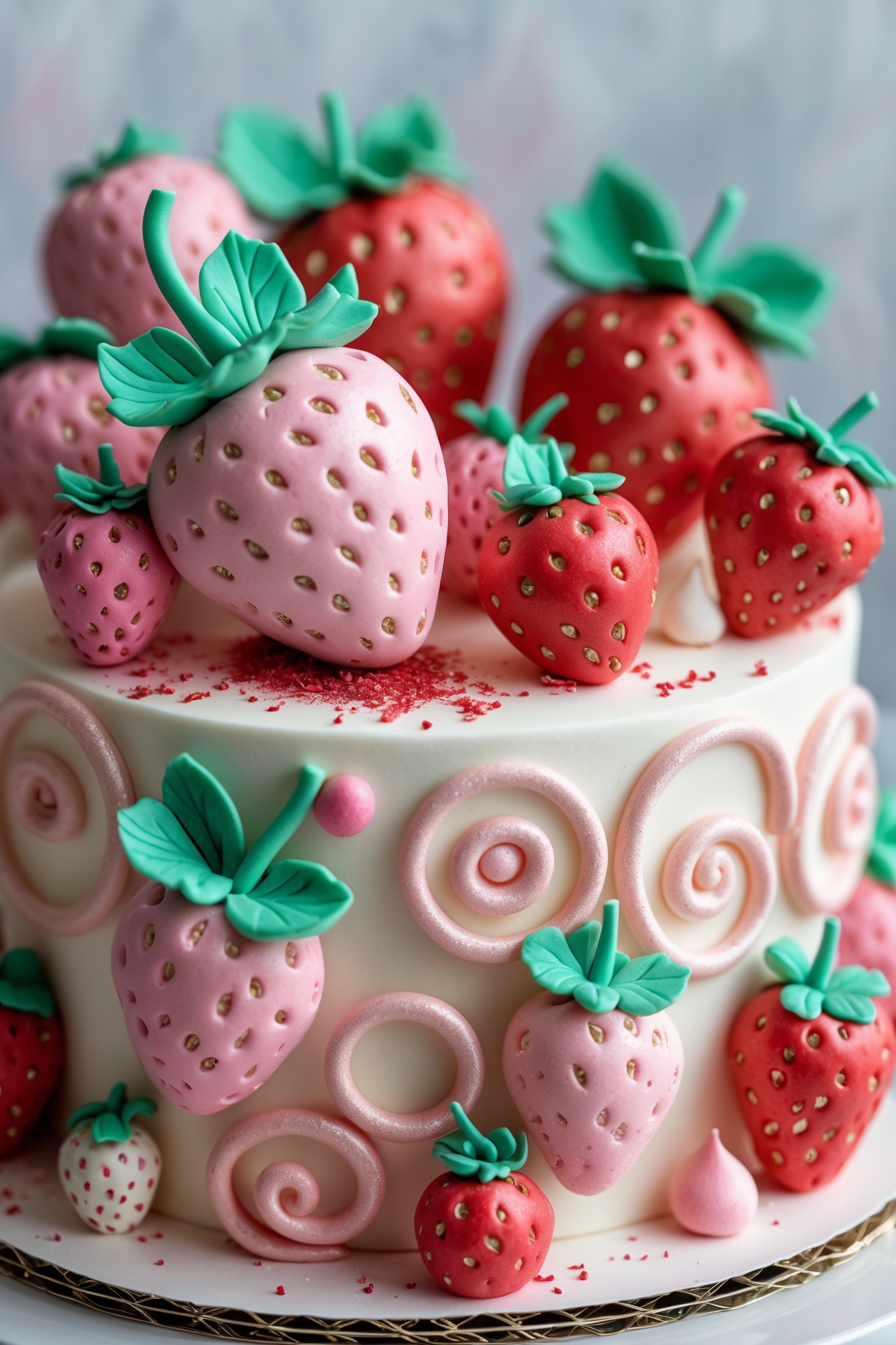 20 Creative Strawberry Cake Decoration Ideas CakeRe 20-creative-strawberry-cake-decoration-ideas-cakere