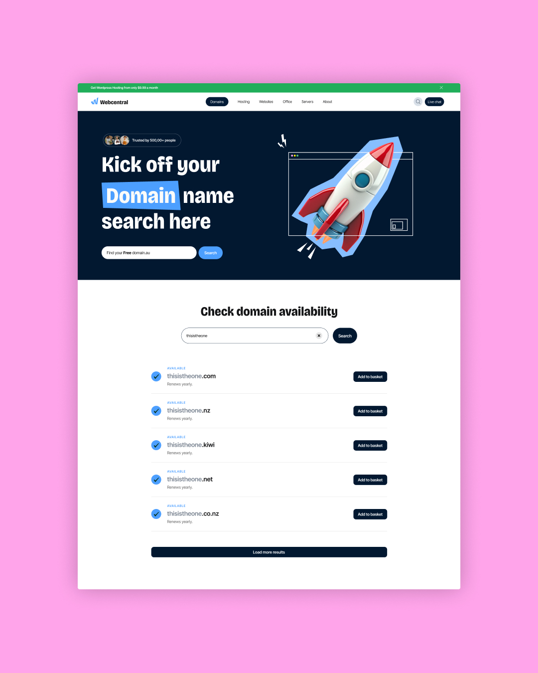 website