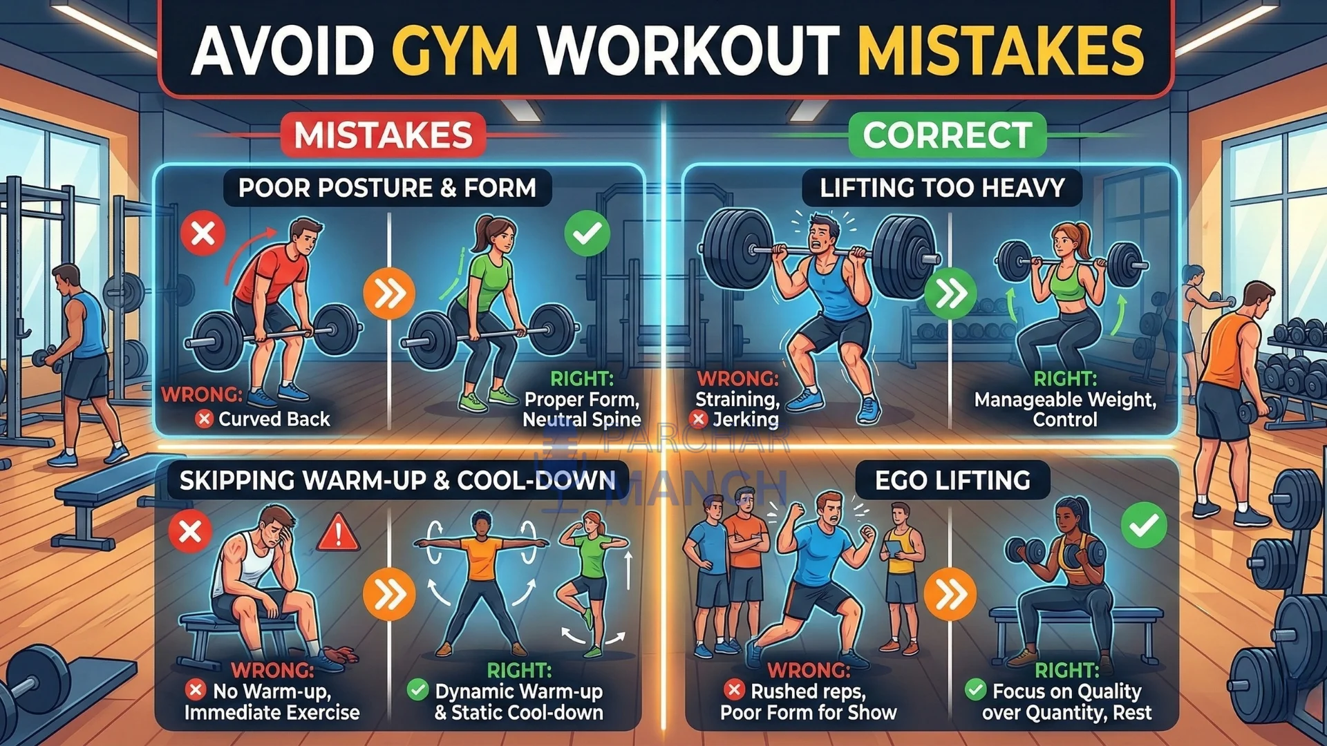 Common Gym Workout Mistakes That Slow Down Your Progress