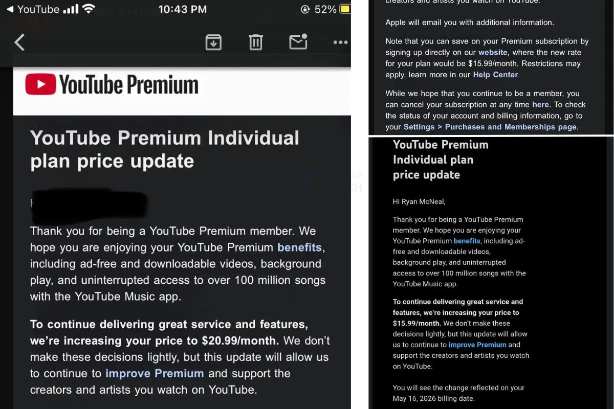 YouTube Premium Price Increase 2026: New Plans & Costs