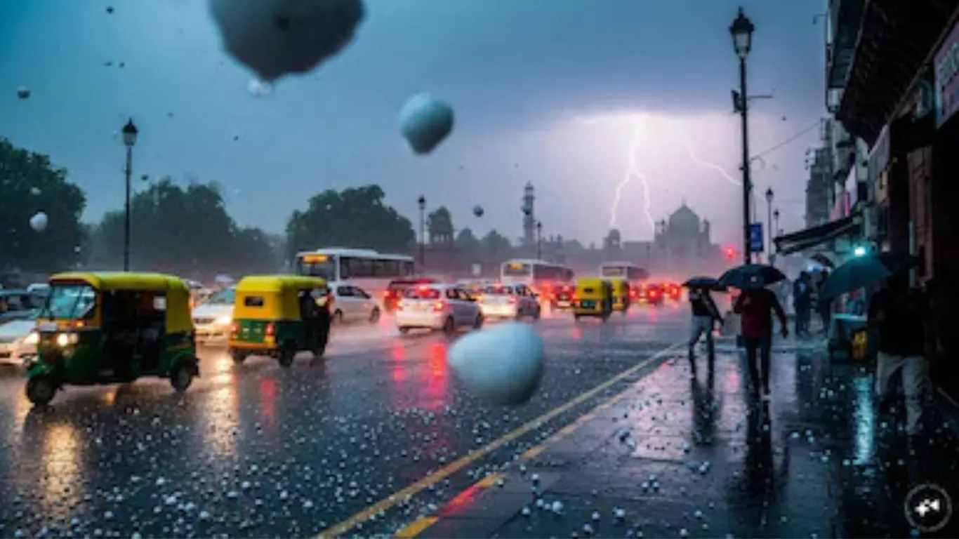 Delhi Hailstorm 2026
