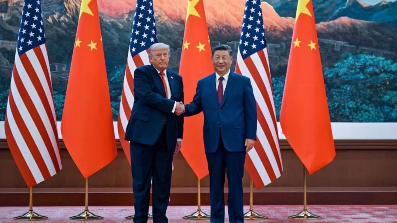 Trump and Xi in Beijing