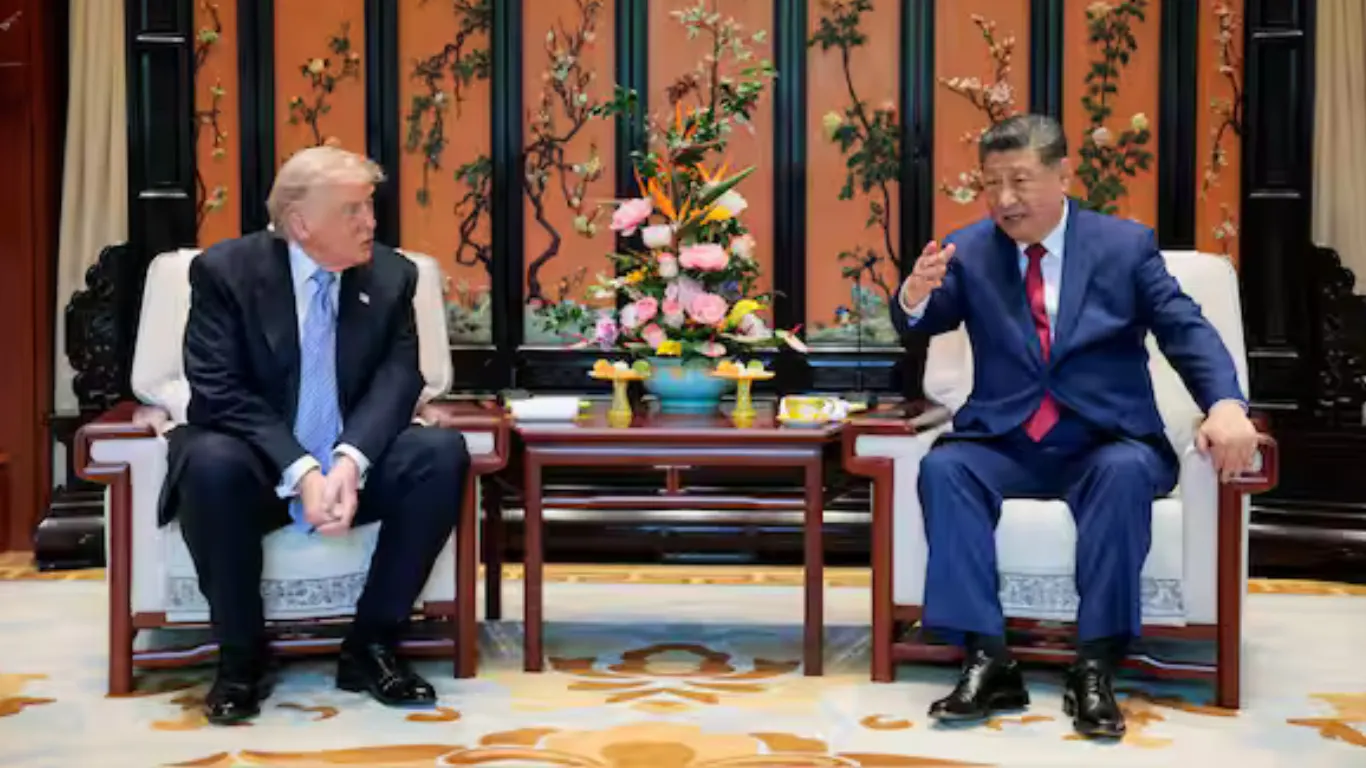 Trump and Xi in Beijing