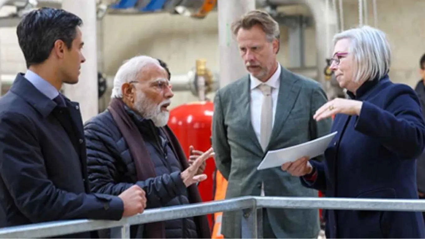 PM Modi Visited the Afsluitdijk Dam