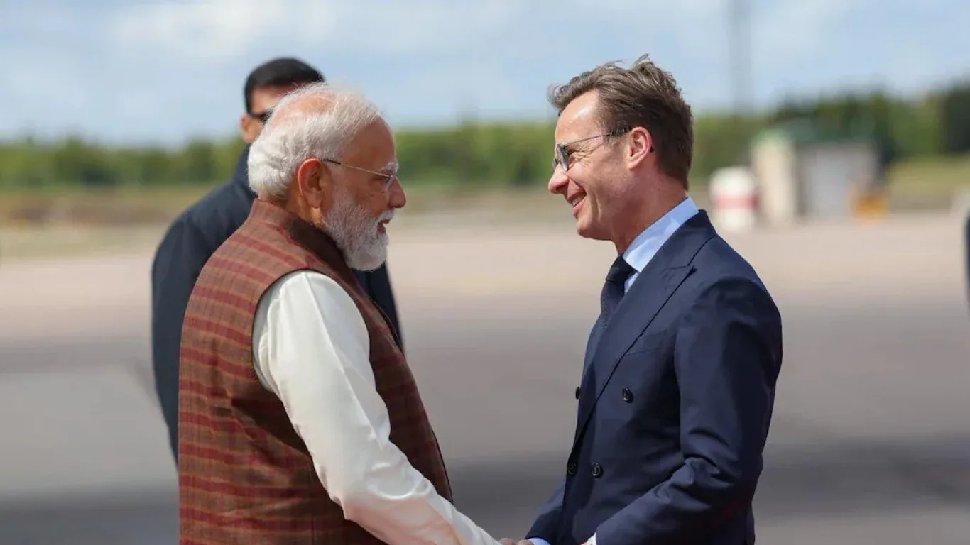 PM Modi's Sweden Visit