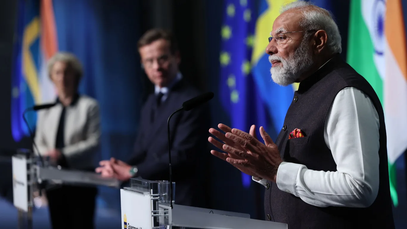 PM Modi's Sweden Visit