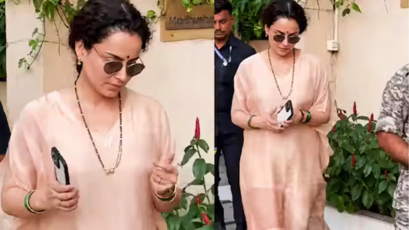 Kangana Ranaut Spotted With Mangalsutra and Sindoor