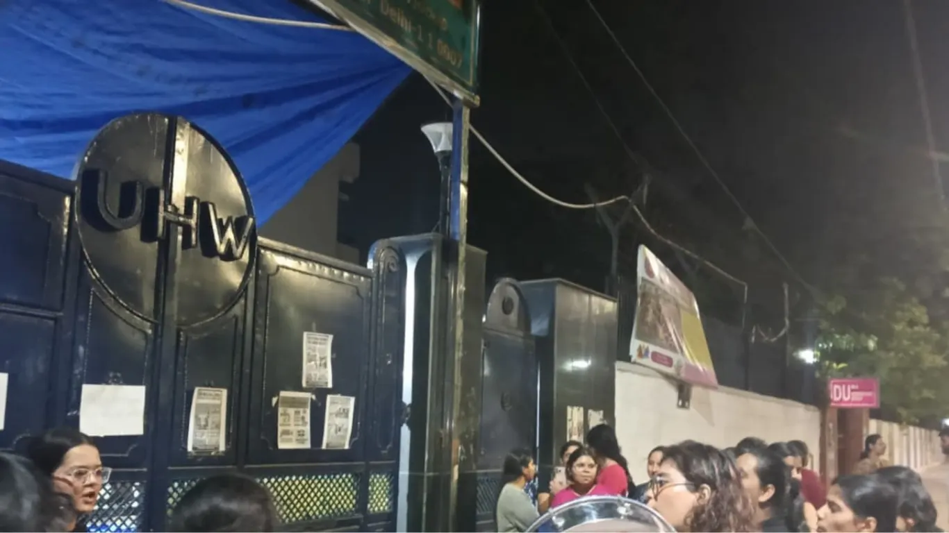 Delhi University Women's Hostel Protest