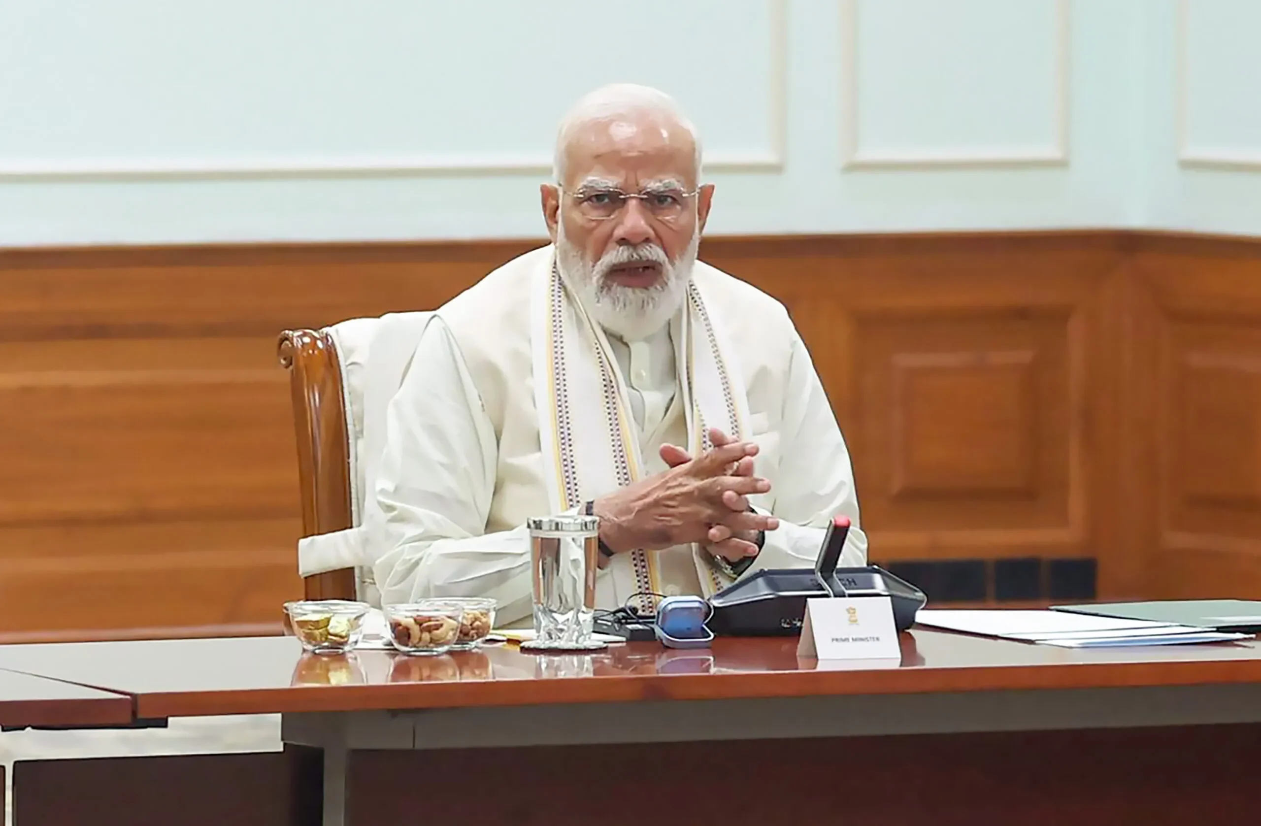 Modi Chairs 11th NITI Aayog Governing Council Meeting