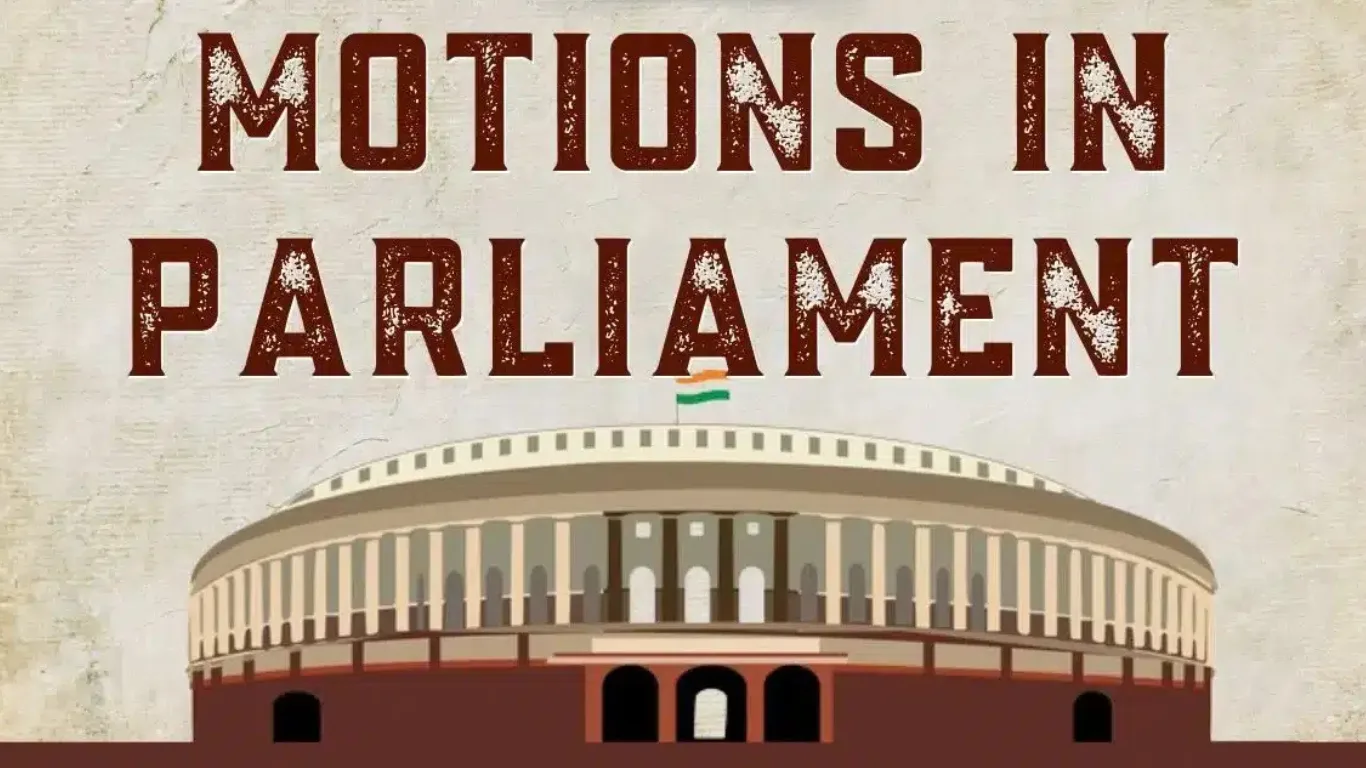 No Confidence Motion in Parliament