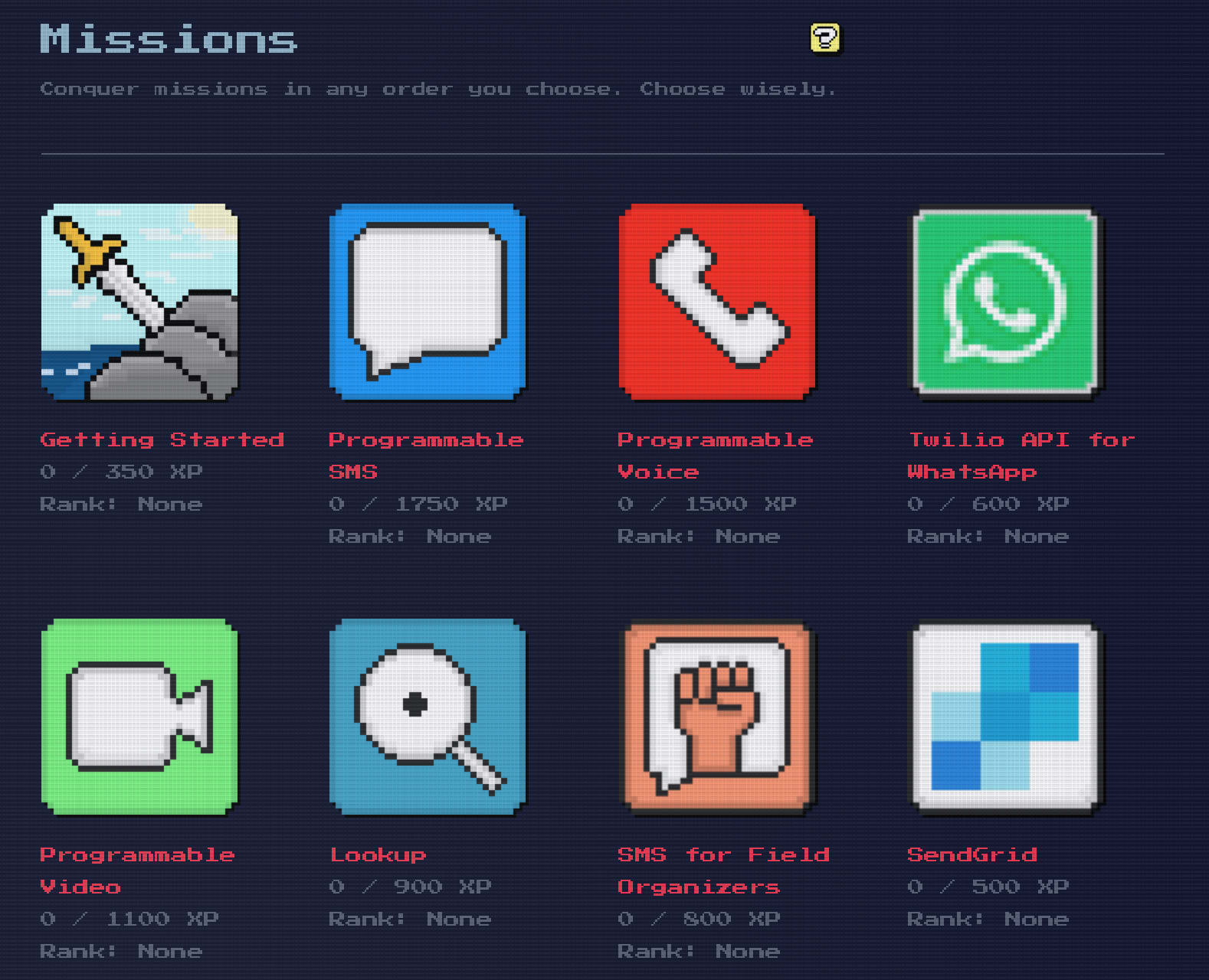 TwilioQuest Missions