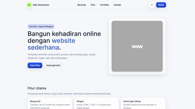 Basic Website 3 (Light)