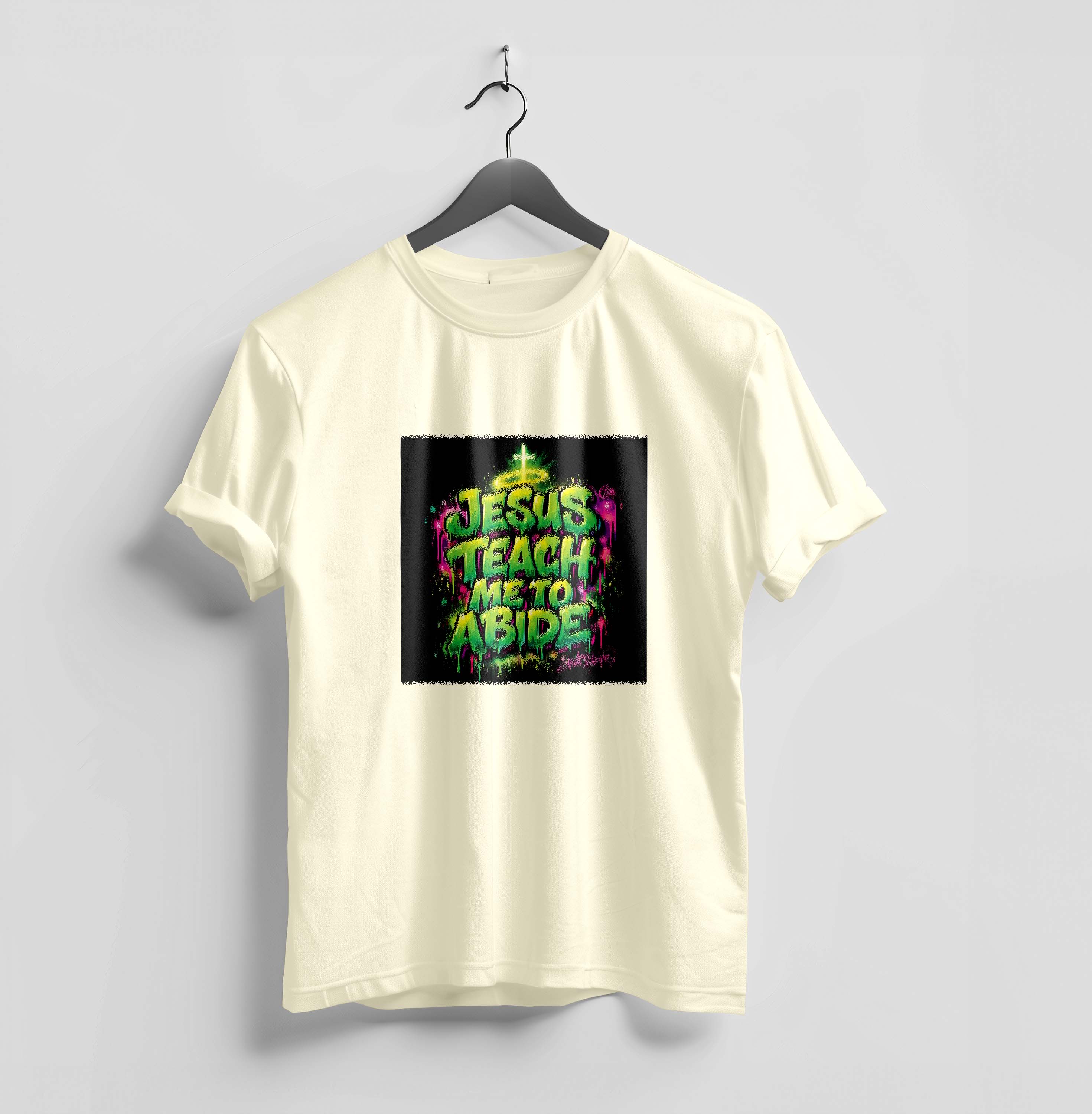"Jesus Teach Me To Abide" - Drip Tshirt