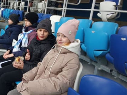 Роман Пономаренко организовал посещение футбольного матча для 30 семей