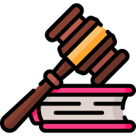 law gavel and book