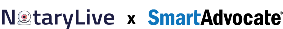 NotaryLive x SmartAdvocate logos