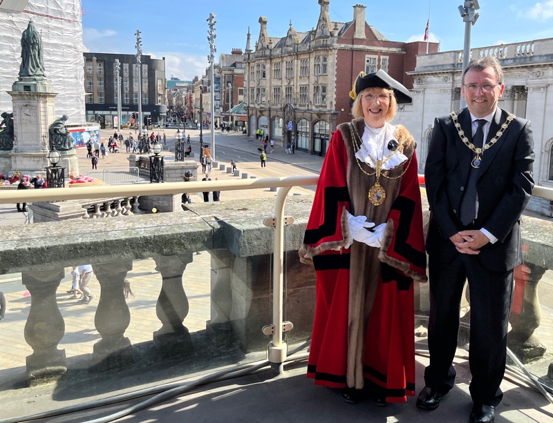 Councillor Graham Johnson at Beverley Minster