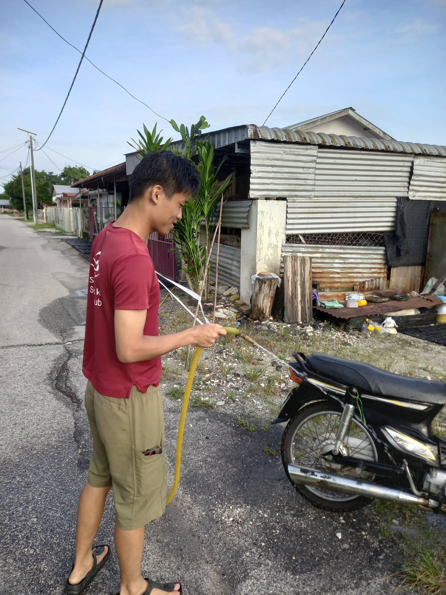 免费清洗摩托车活动