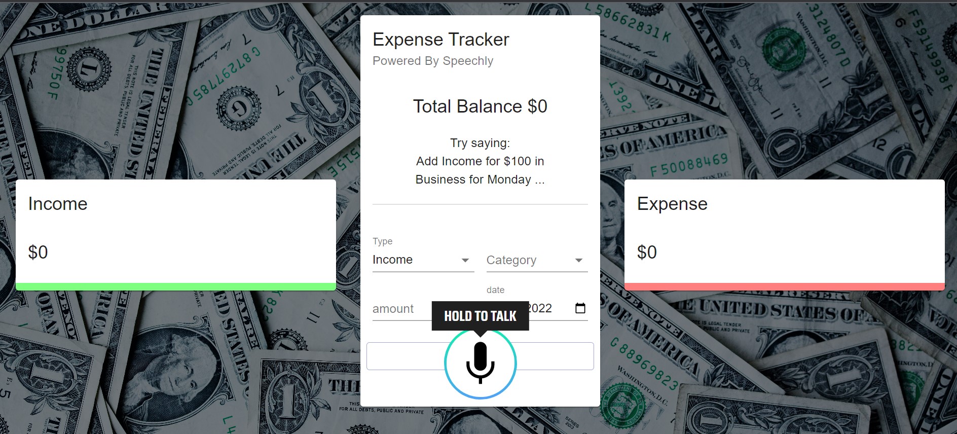 Expense tracker